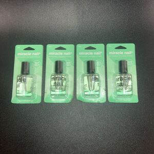 4 New Diamond Cosmetics Miracle Nail Hardener Clear Base Coat Polish